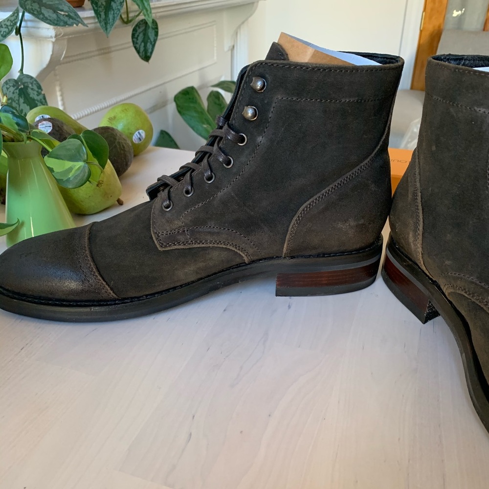 Thursday Boots Captain Olive Suede size 11.5